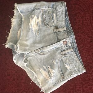 American eagle high rise shorts